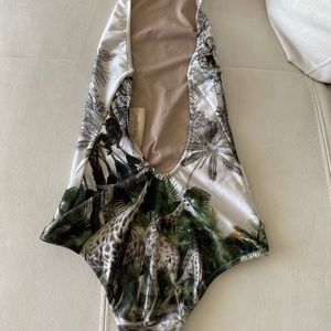 Adriana Degreas safari one piece swimsuit